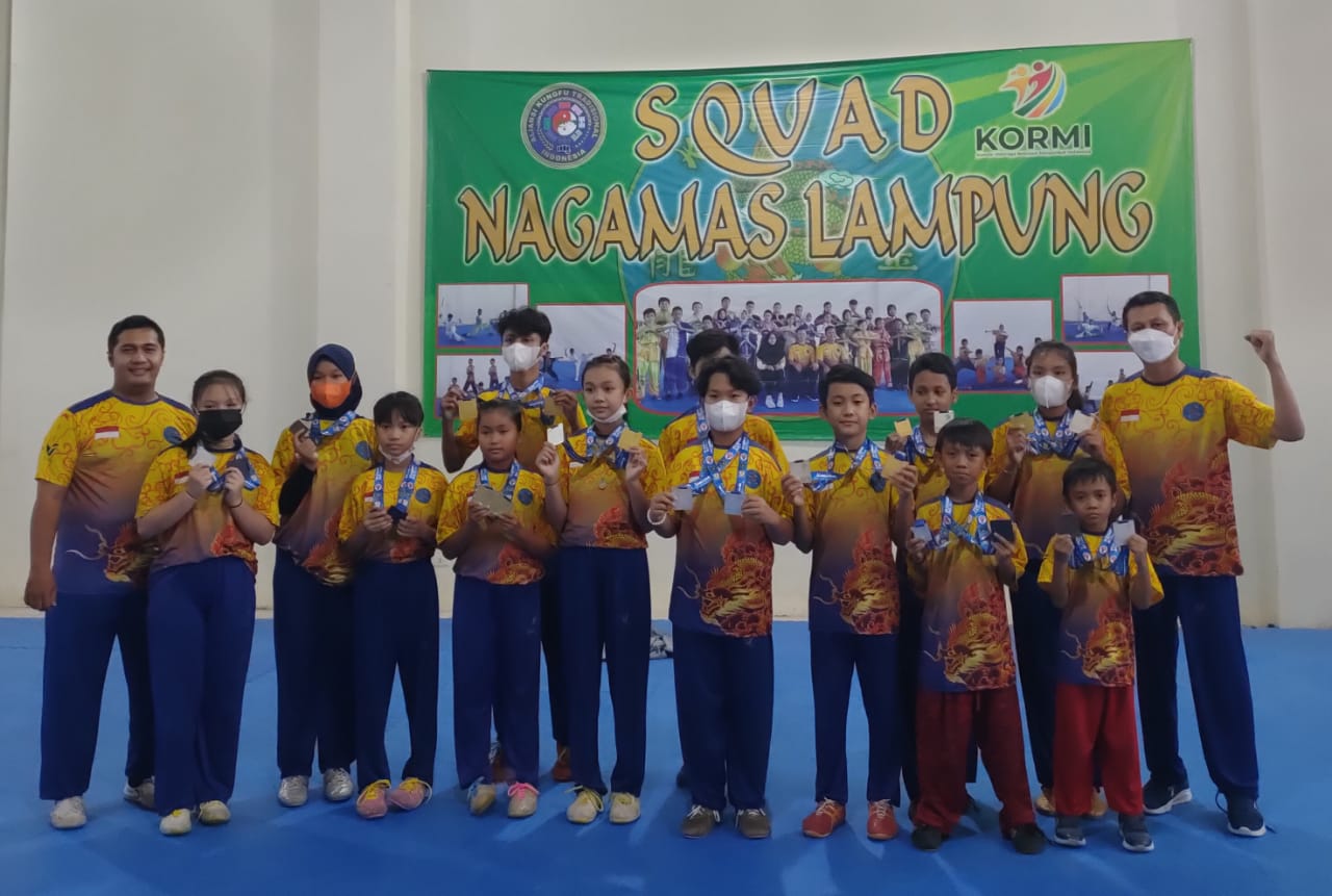 Di Kejurnas Kungfu, Lampung Juara 3 Nasional