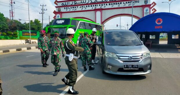 Babinsa Kodim 0410/KBL Laksanakan Kegiatan Penyekatan