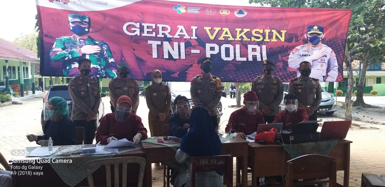 Selama 6 Hari, Polres Tubaba Gelar Vaksinasi Gratis Dosis Kedua