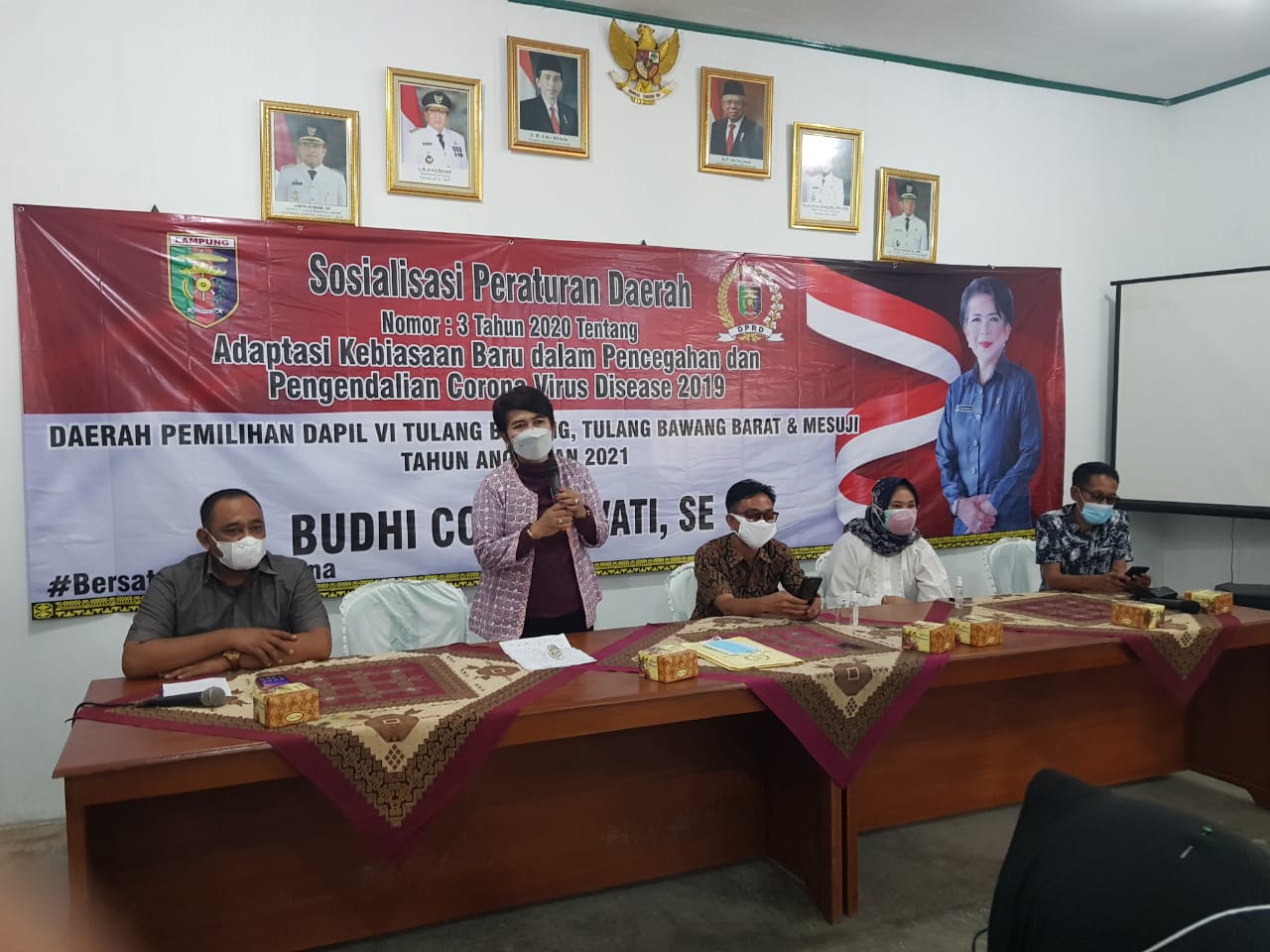 Anggota DPRD Lampung Ajak Warga Jaga Prokes dan Patuhi PPKM