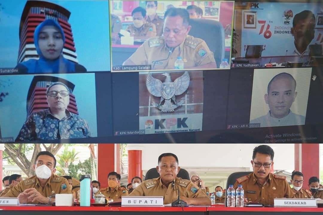 Tempati Peringkat ke-2 di Lampung, KPK Apresiasi Capaian MCP Lamsel Triwulan Kedua