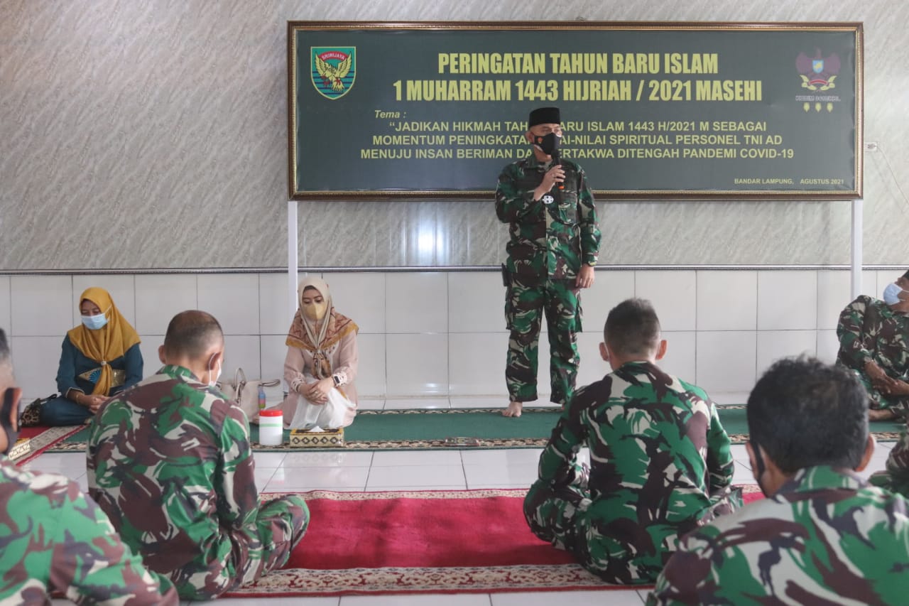 Dandim 0410/KBL Laksanakan Kegiatan Tahun Baru Islam