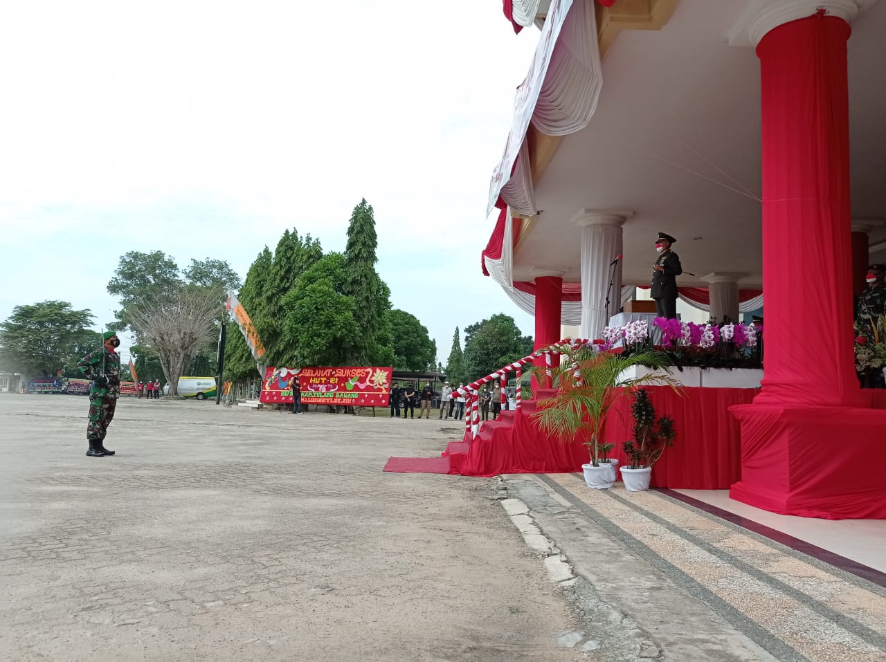 Peringati HUT RI ke-76, Bupati Tulangbawang: Kita Harus Satu Arah Lawan Covid-19