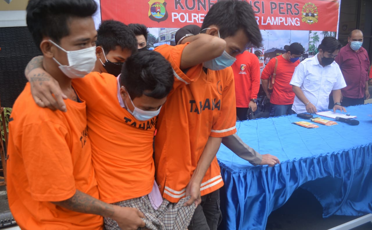 Polisi Amankan 4 Pelaku Curas dan Curanmor