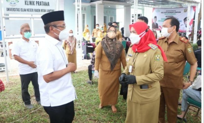 UIN Raden Intan Lampung Dapat 200 Dosis Vaksin