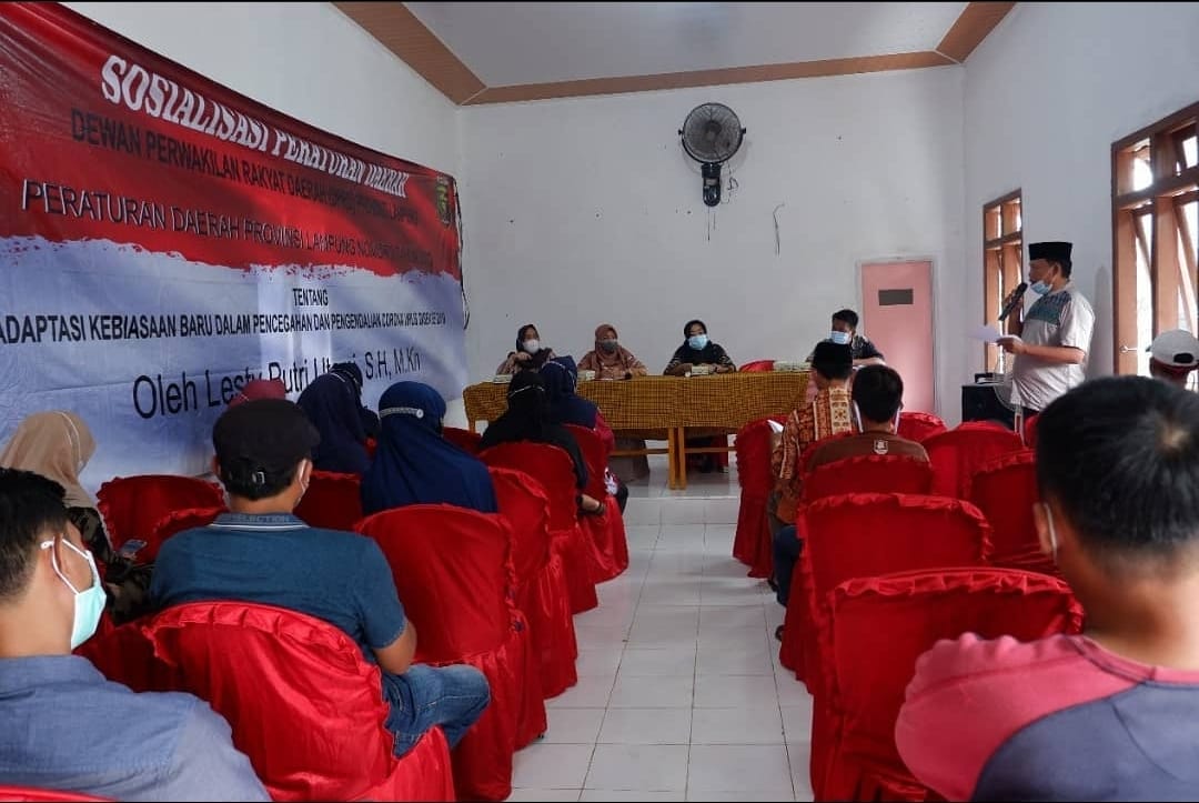 Anggota DPRD Lampung : Perangi Covid-19 Butuh Gotong Royong