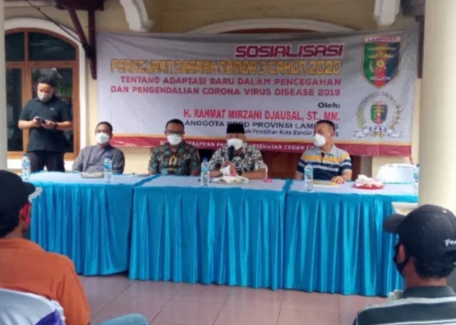 Anggota DPRD Lampung Ajak Konstituen Tanggulangi Covid-19
