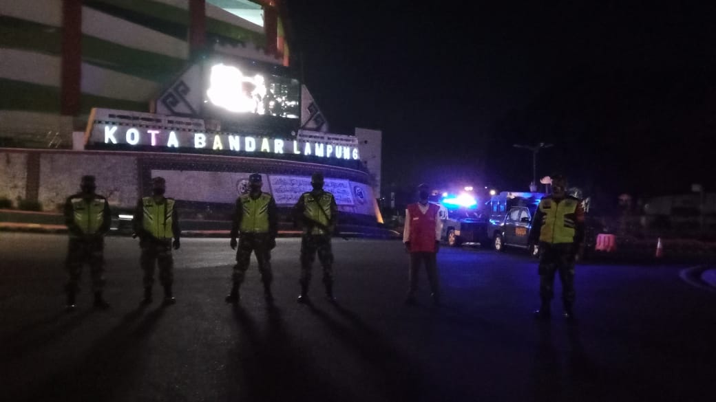 Cegah Tindak Kejahatan, Personel Kodim 0410/KBL Lakukan Patroli Kamtibmas