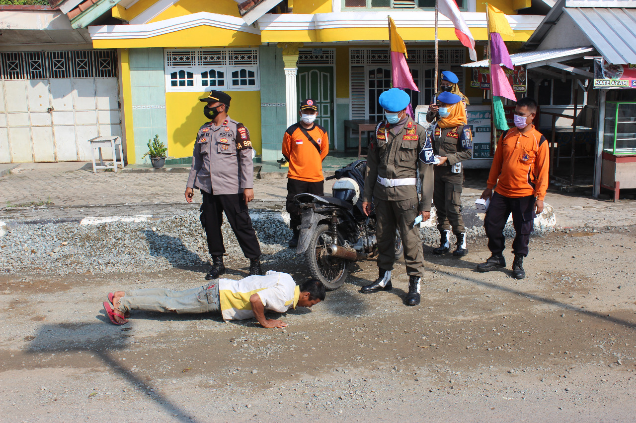 Sadar Prokes Polres Tubaba Gelar Operasi Yustisi Gabungan