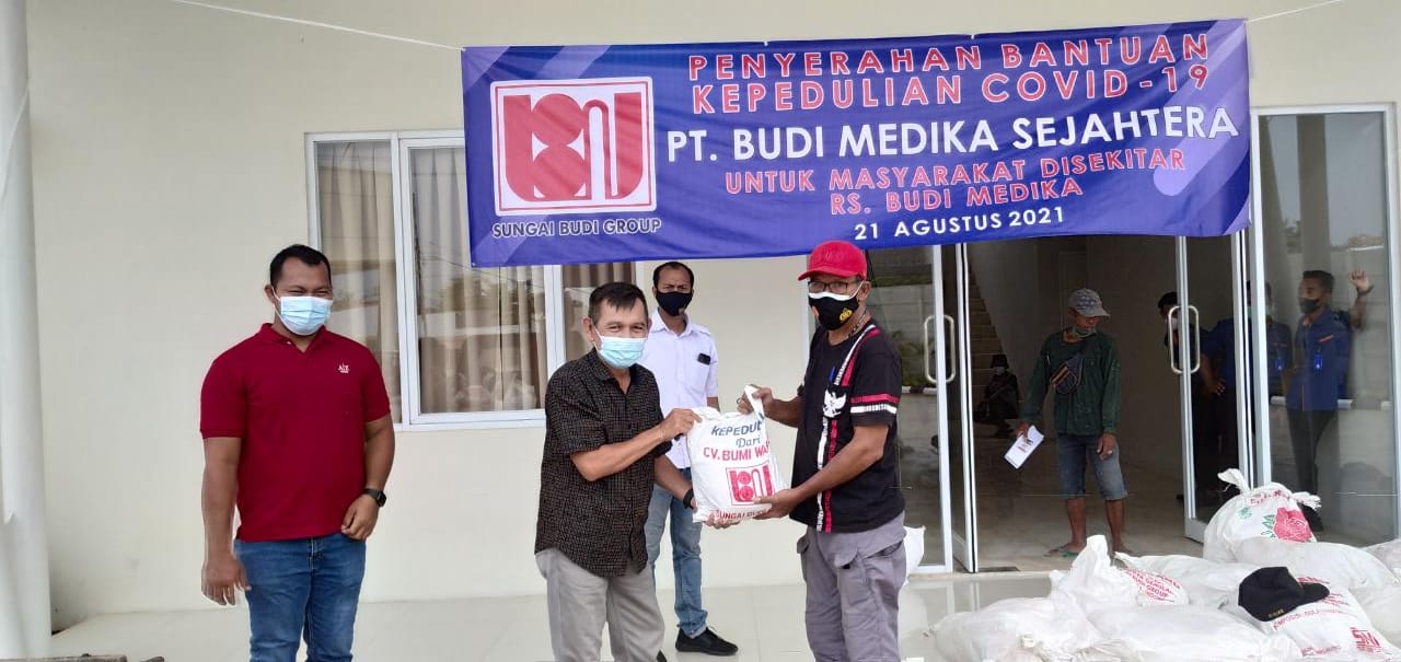 RS Medika, Apartemen dan Mall Bersama Sungai Budi Group Berikan Bantuan untuk Warga Terdampak Covid-19