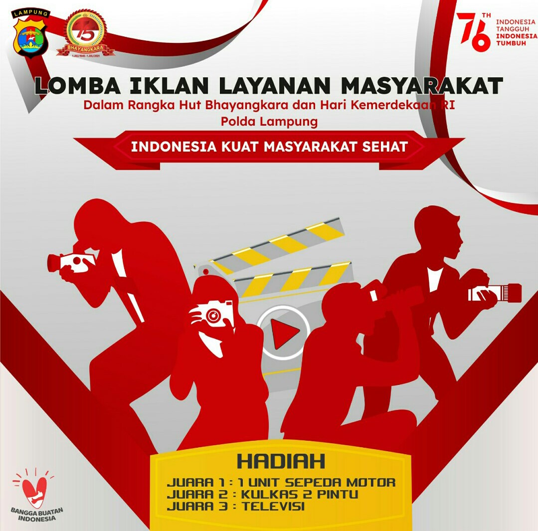 Yuk, Ikuti Lomba Iklan Polda Lampung Berhadiah Sepeda Motor !