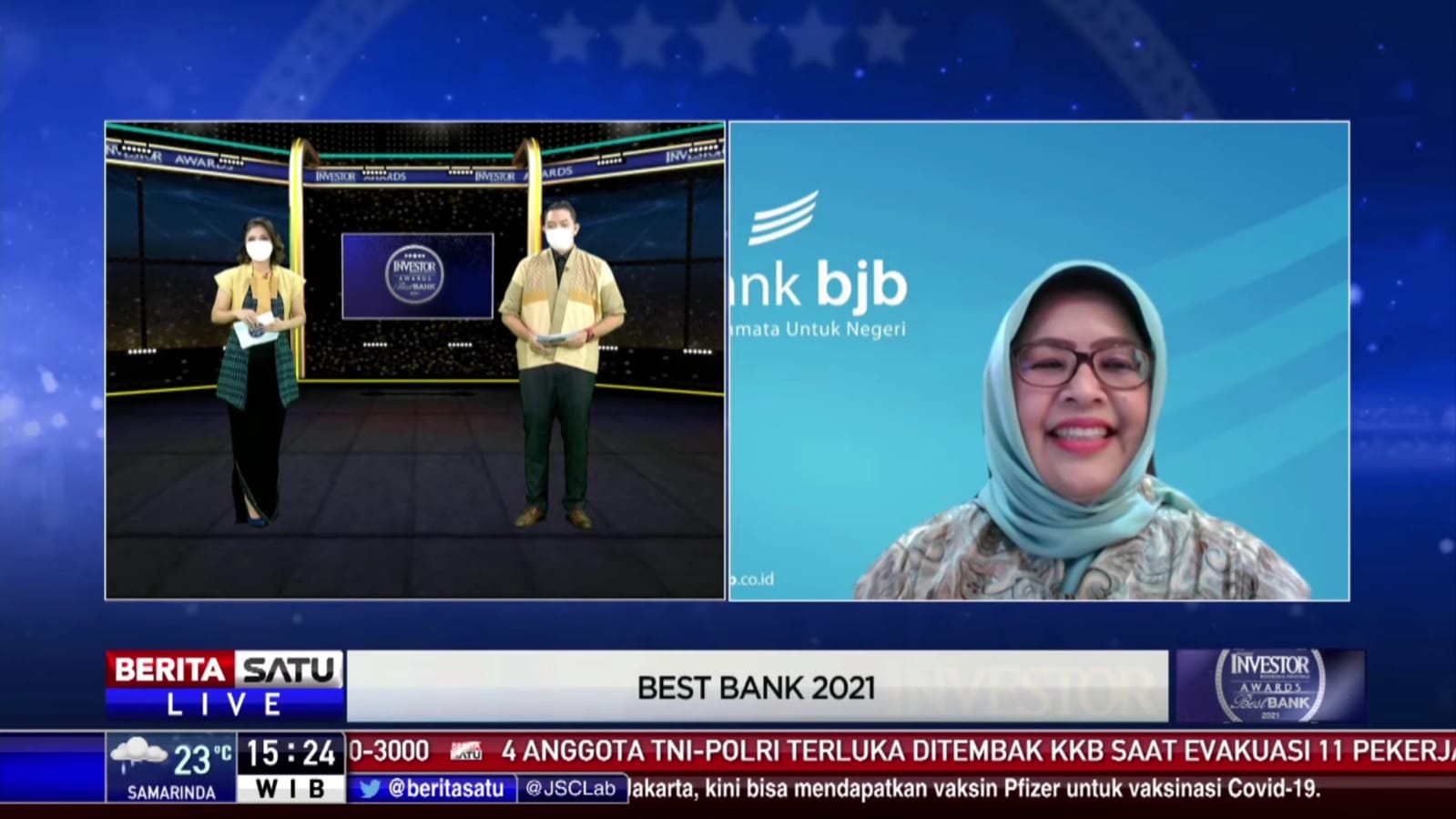 bank bjb Raih Penghargaan Bank Terbaik 2021 versi Majalah Investor