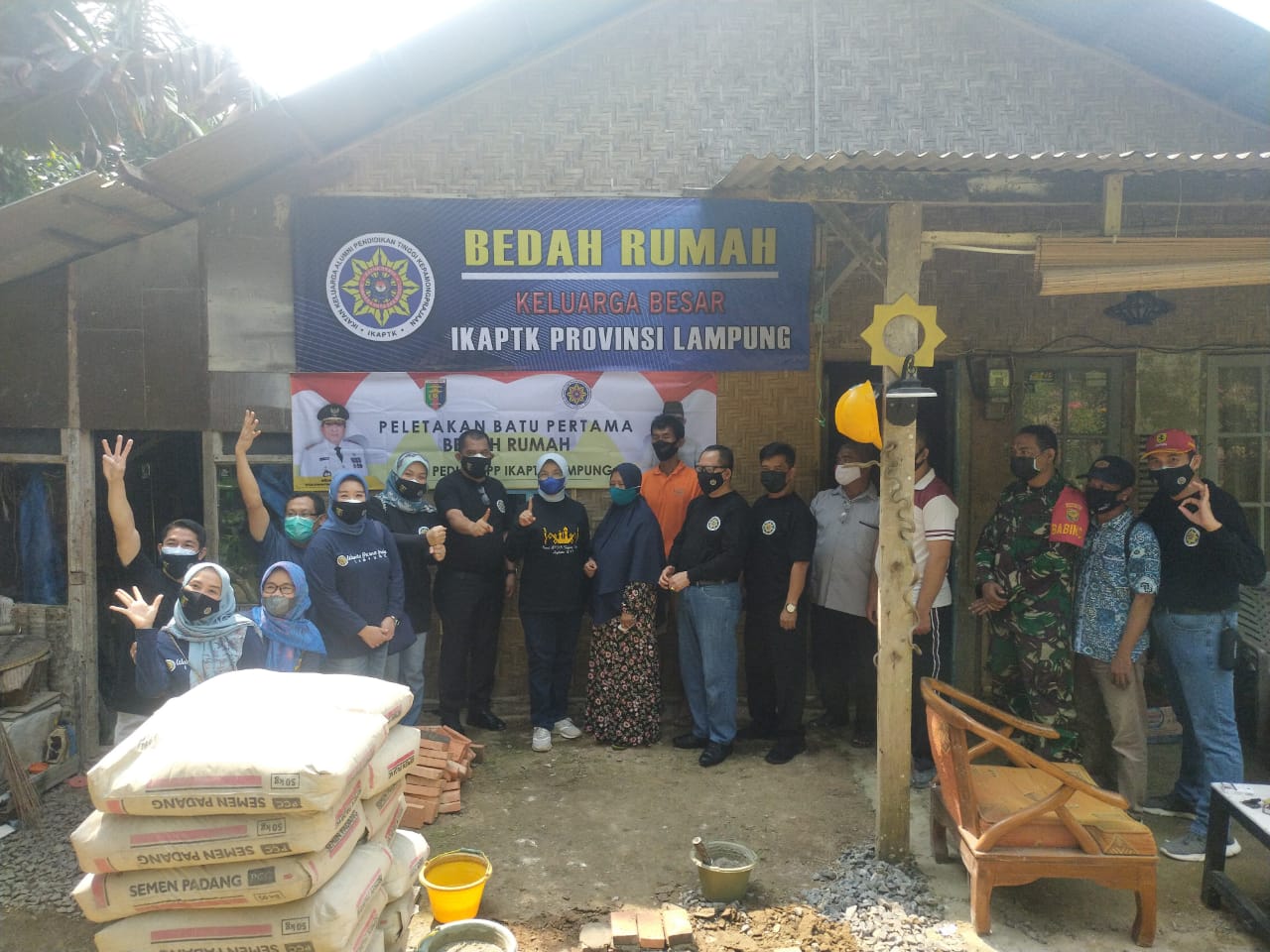 Sasar Berbagai Kalangan, IKAPTK Lampung Bantu Masyarakat Terdampak Covid-19