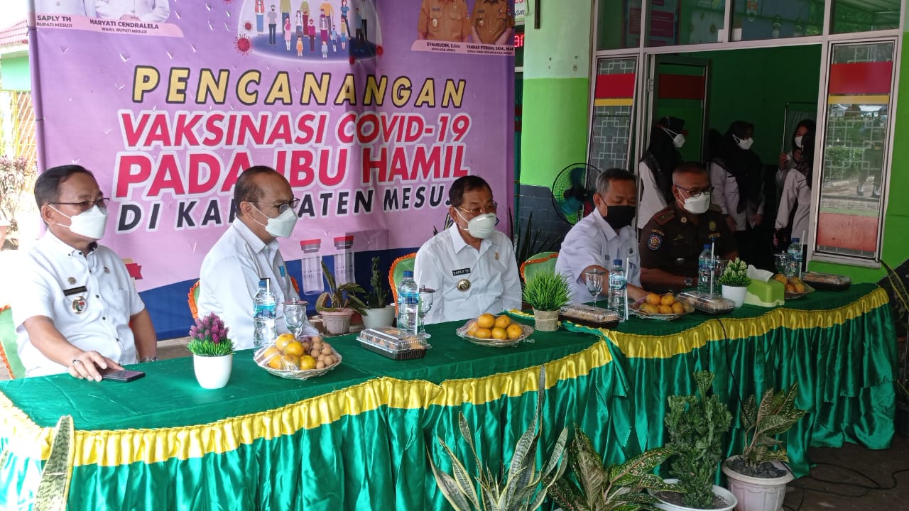 Ibu Hamil di Mesuji Gelar Vaksinasi Perdana