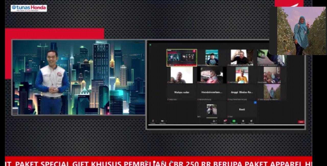 Honda Laksanakan Webinar Berkendara Aman Bersama Radar Lampung