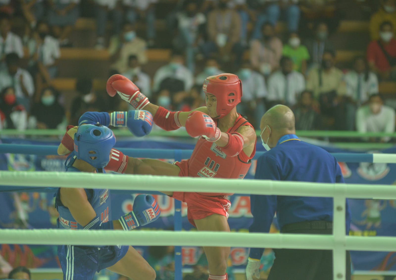 Tumbangkan Kaltim, Petarung Muaythai Lampung Lolos ke Final