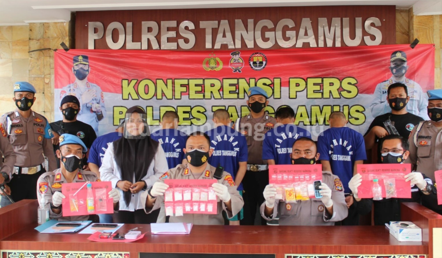 Satresnarkoba Polres Tanggamus Ungkap Peredaran Sabu Senilai Rp100 Juta, Diduga Libatkan Napi