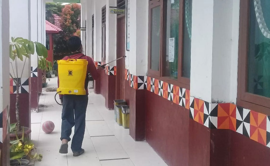 PTM SDN 1 Way Mengaku Dihentikan, Satu Siswa Terkonfirmasi Covid-19