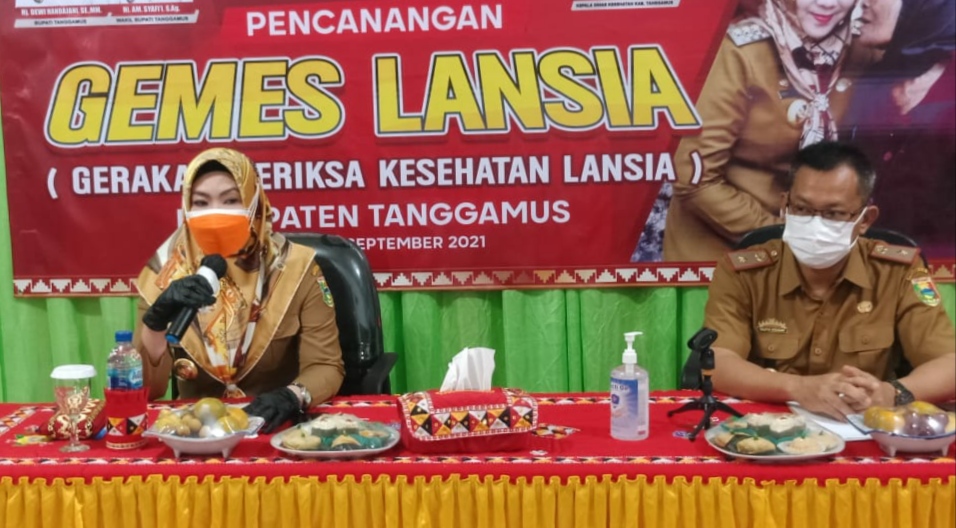 Bupati Tanggamus Launching Gerakan Gemes  Lansia
