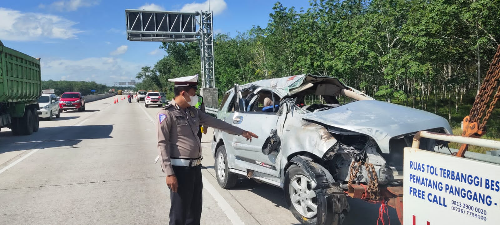 Satu Keluarga Korban Lakalantas di JTTS Hendak Tahlilan di Sumsel