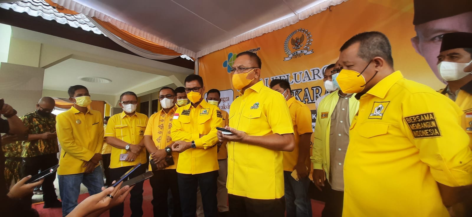 Dorong Peningkatan Realisasi Vaksin Lampung, Partai Golkar Gandeng Kemenkes