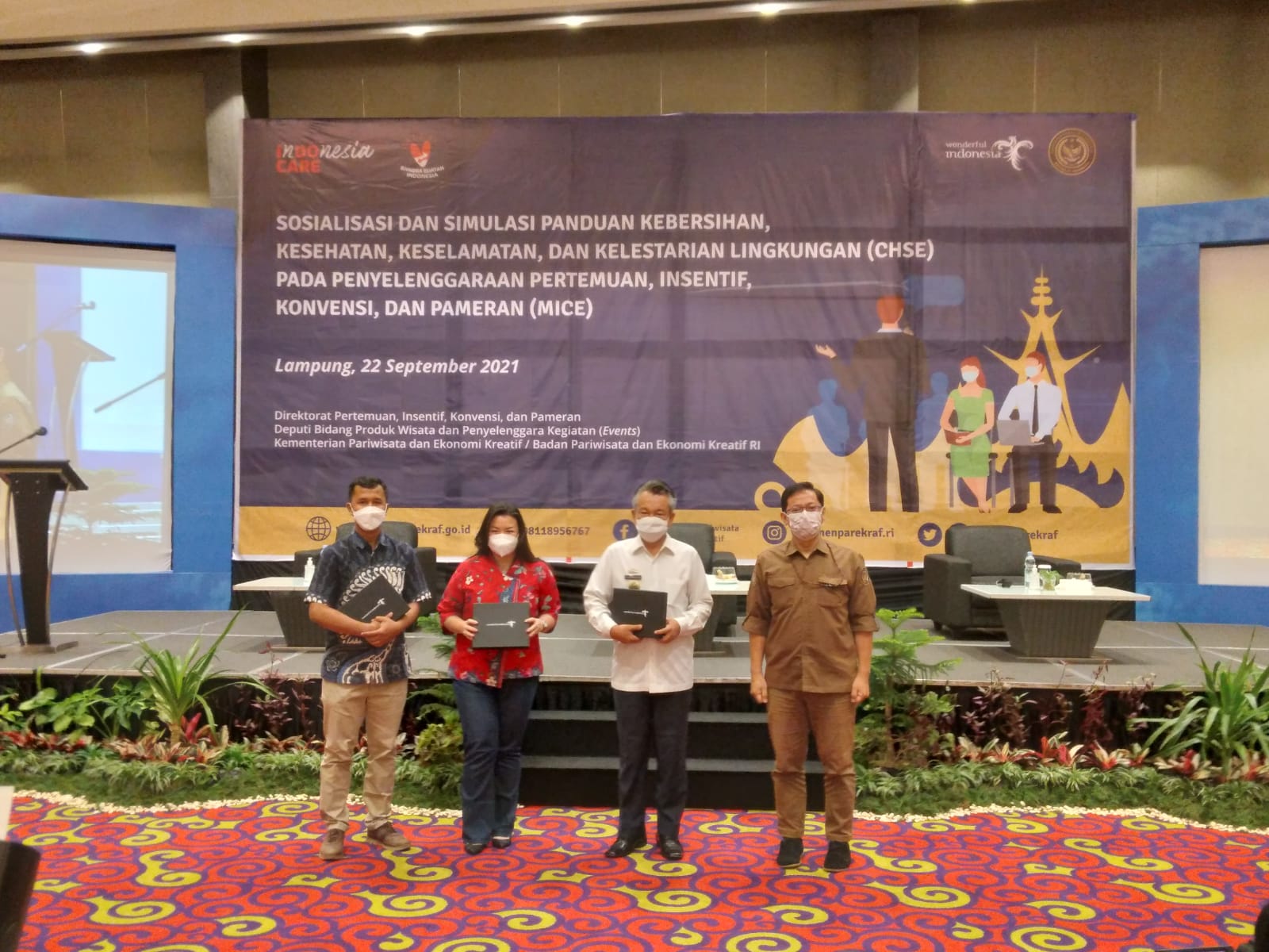 Kemenparekraf Gelar Sosialisasi CHSE MICE di Lampung