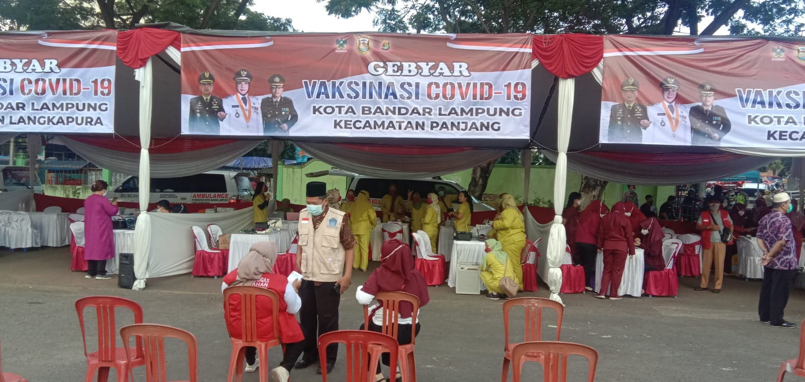 Target Vaksinasi Kota Bandarlampung Rampung Desember