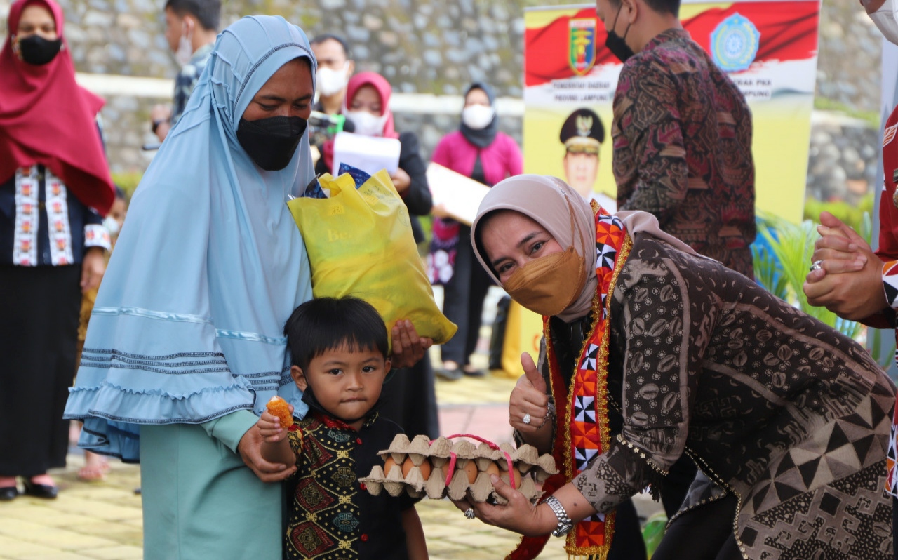 Kunker ke Lambar, Riana Sari Harapkan TP PKK Jadi Pelopor Perubahan