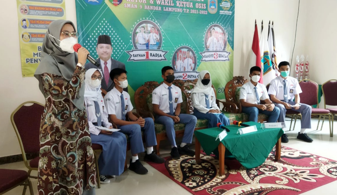 Tiga Paslon Ketua-Wakil Ketua OSIS SMAN 9 Ikuti Debat Kandidat