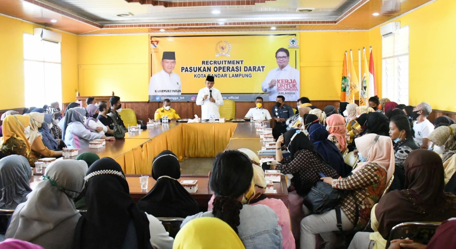 Golkar Rekrutmen Pasukan Operasi Darat