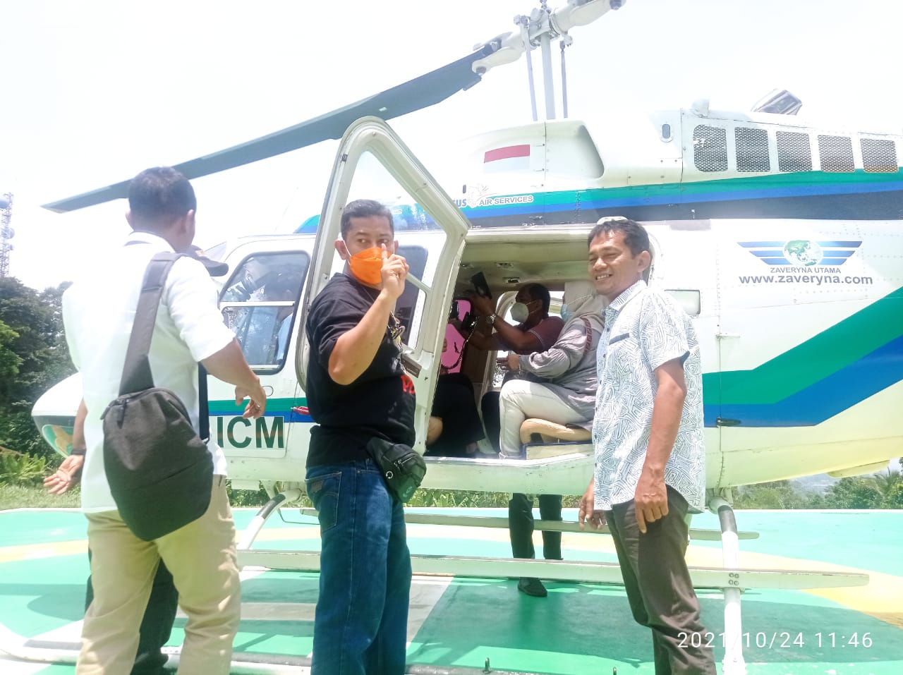 Puncak Mas Hadirkan City Tour Bandarlampung dengan Helikopter