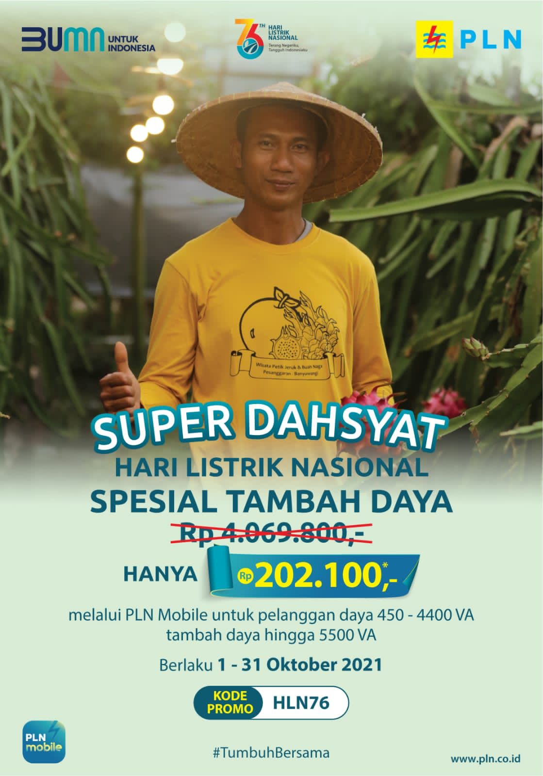 Promo Super Dahsyat Disambut Antusias, Hampir 112 Ribu Pelanggan PLN Nikmati Tambah Daya Hanya Rp 202.100