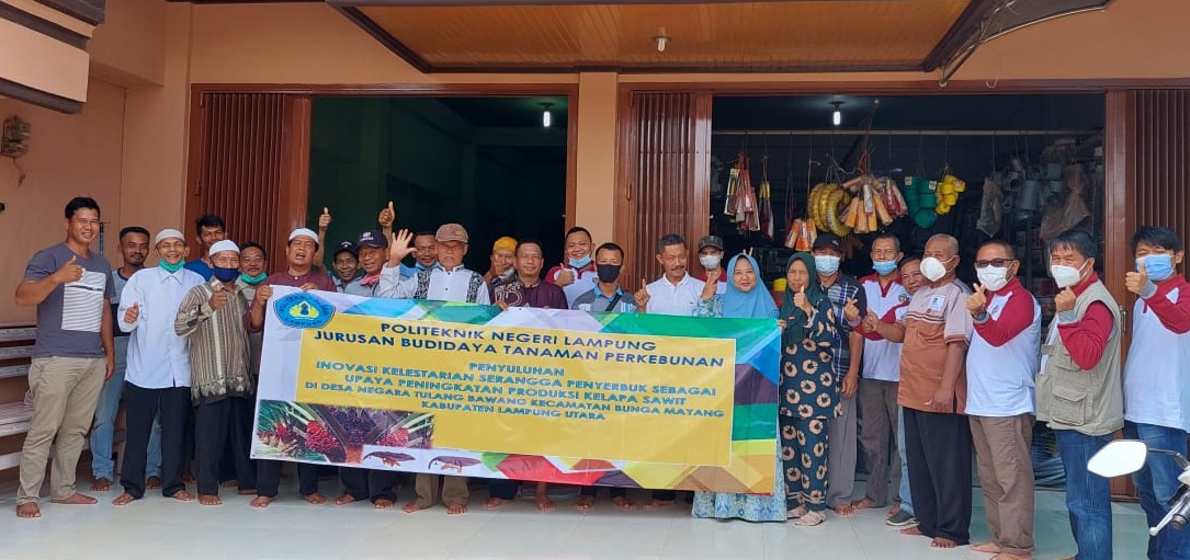 Tim PKM Polinela Ciptakan Inovasi Kelestarian Serangga Penyerbuk Sebagai Upaya Peningkatan Produksi Tanaman Ke