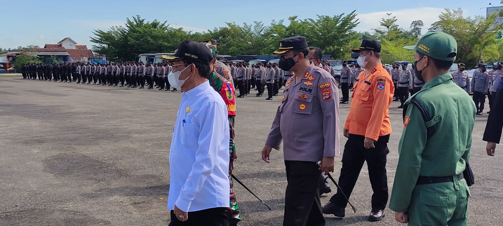 Pilkades Serentak Mesuji, 350 Personel TNI-Polri Dikerahkan