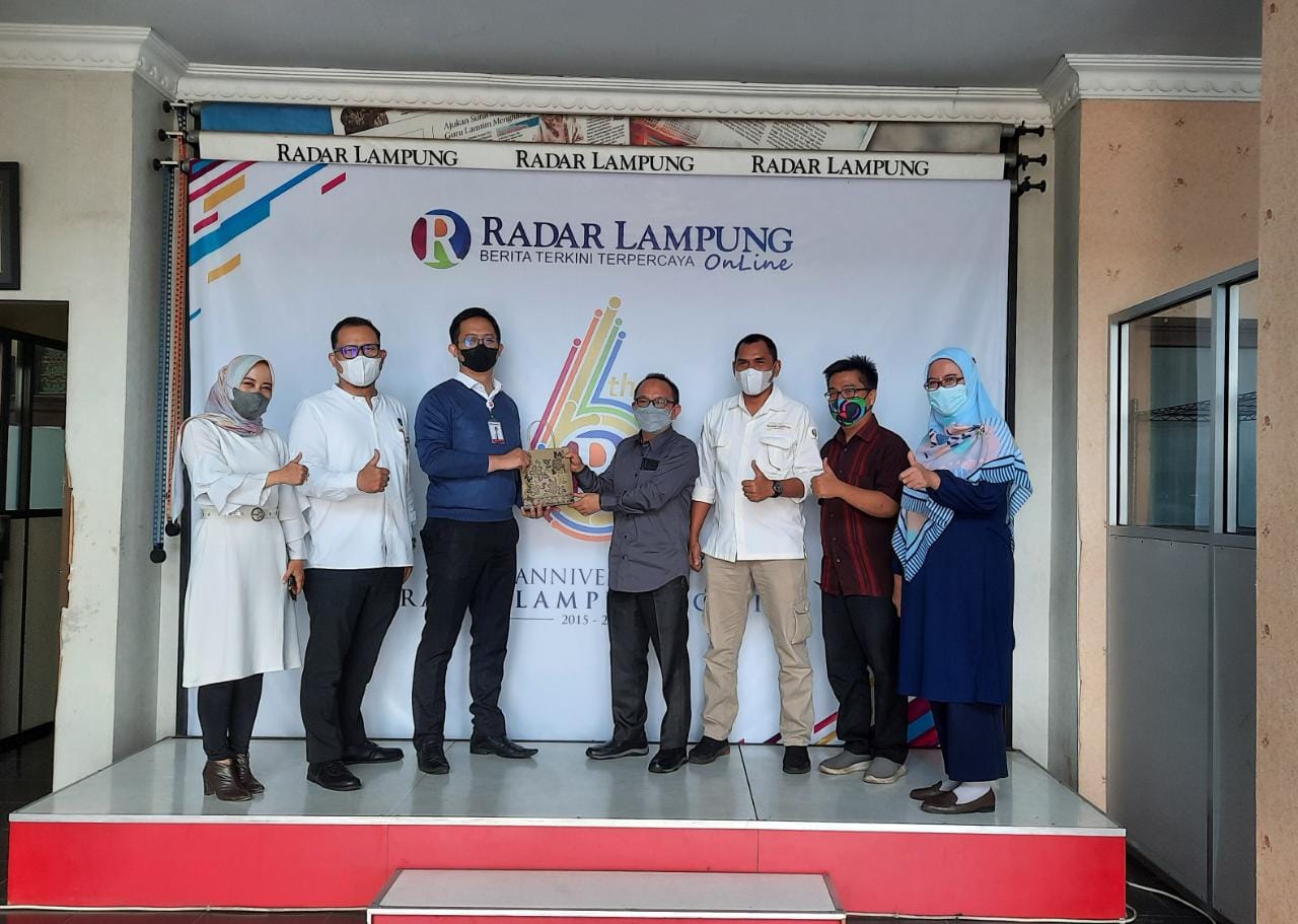 Kenalkan Image Baru, Bank Banten Kunjungi Markas Radar Lampung