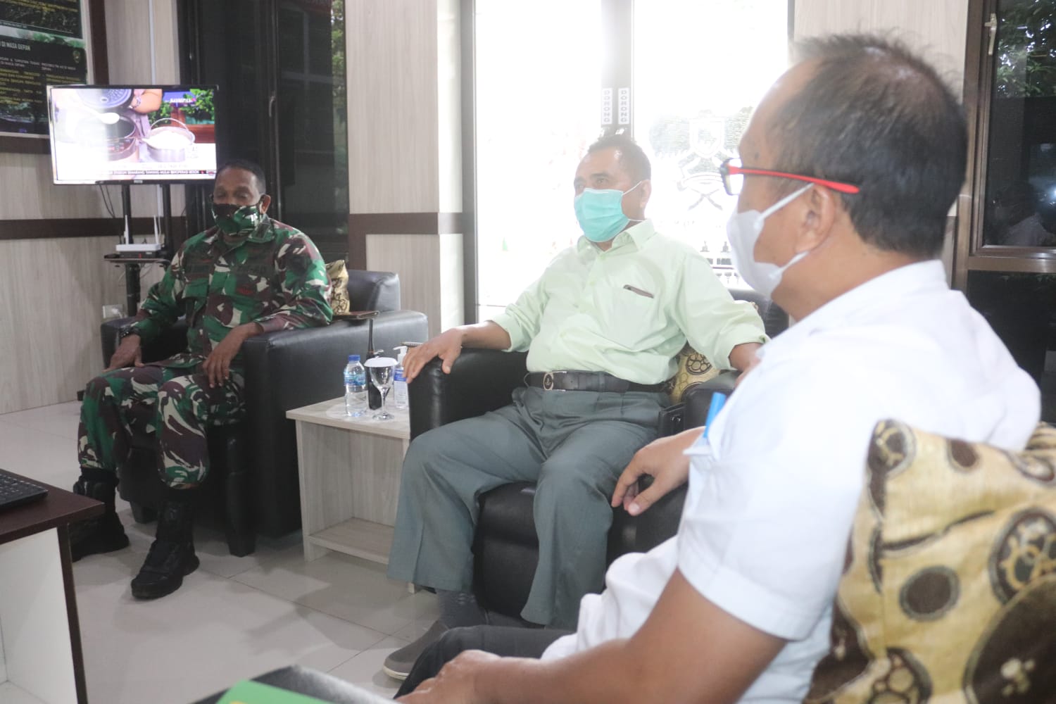 Kasdim 0410/KBL Sambut Kunjungan Tim BPKP Perwakilan Provinsi Lampung