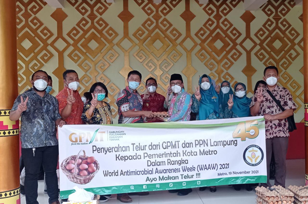 GPMT Sumbang Telur 2,25 Ton untuk Pengentasan Stunting di Lampung