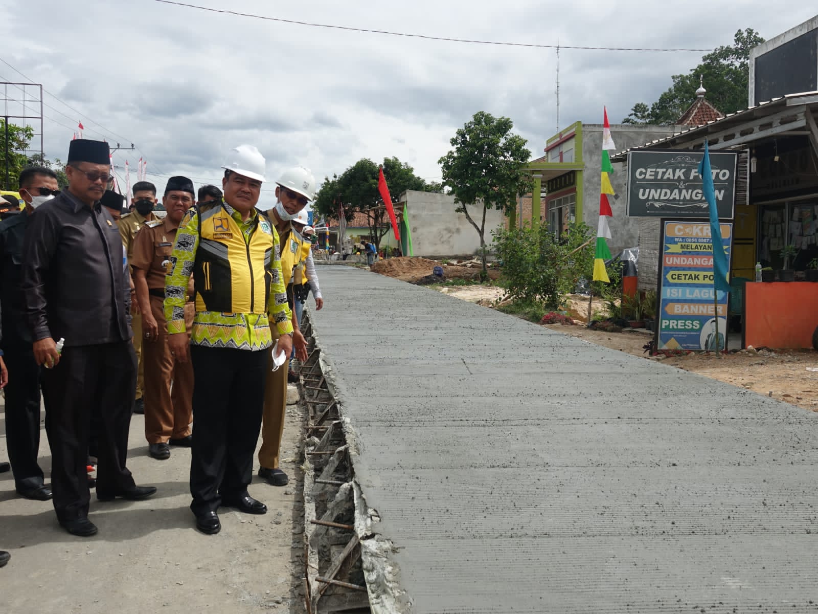 Pemkab Lamteng Kebut Pengerjaan Jalan Rigid Beton Sepanjang 18 Km