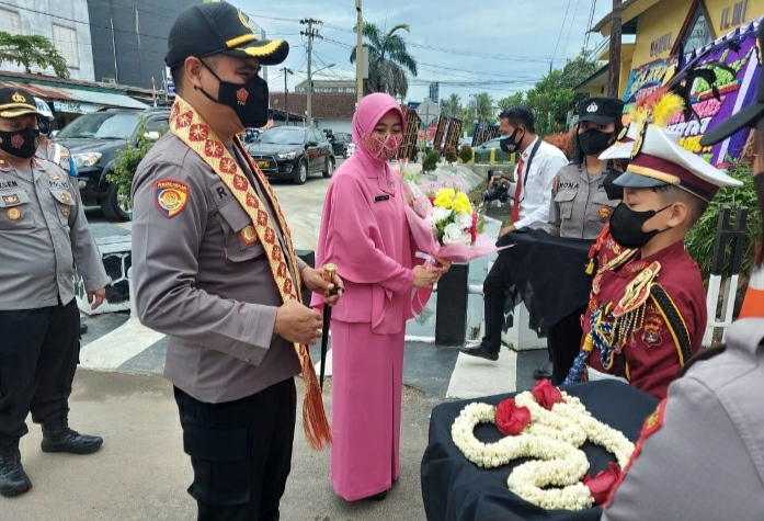 Pisah Sambut Kapolres Pringsewu, AKBP Rio Cahyowidi Gantikan AKBP Hamid Andri Soemantri