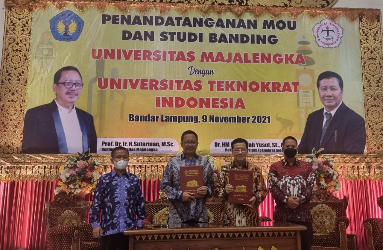 Universitas Teknokrat Indonesia dan Universitas Majalengka Jalin Kerjasama