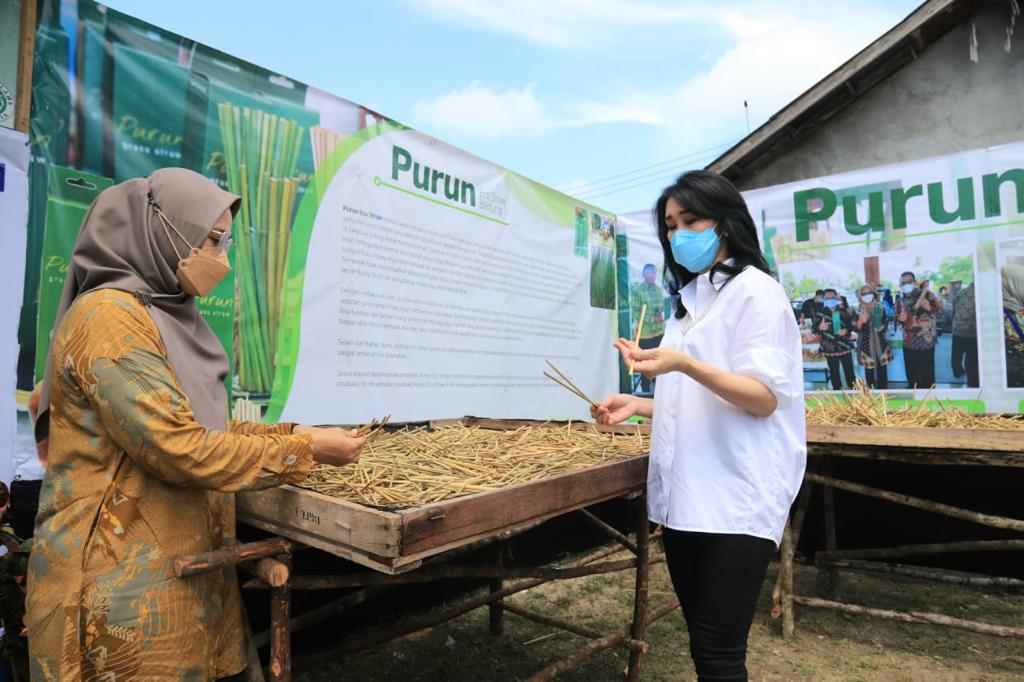 Sulap Rumput Menjadi Sedotan, Nasabah Binaan BRI Ini Jadi Pahlawan Lingkungan dan Masyarakat