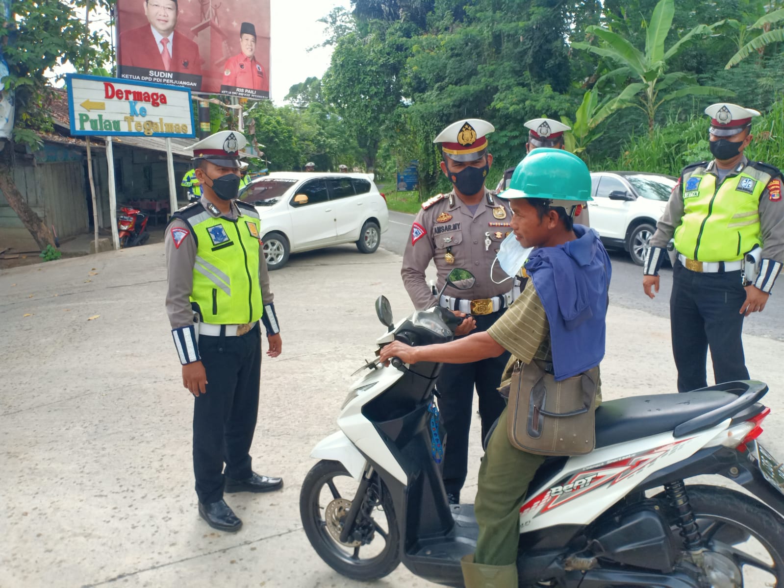 Polres Pesawaran Gelar Operasi Zebra Krakatau di Jalur Pariwisata