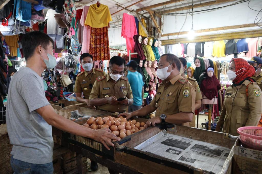 Satgas Pangan Turun Ke Pasar Tradisional Pantau Komoditi Bahan Pokok