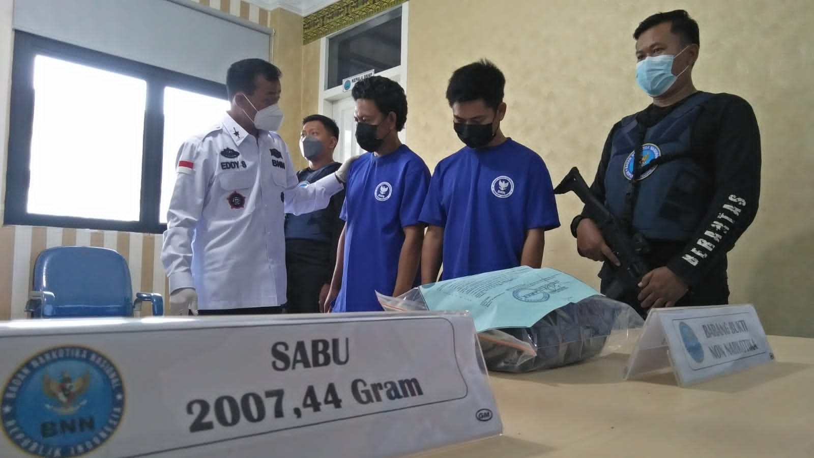 BNNP Bongkar Jaringan Narkoba, Amankan 2 Kg Sabu