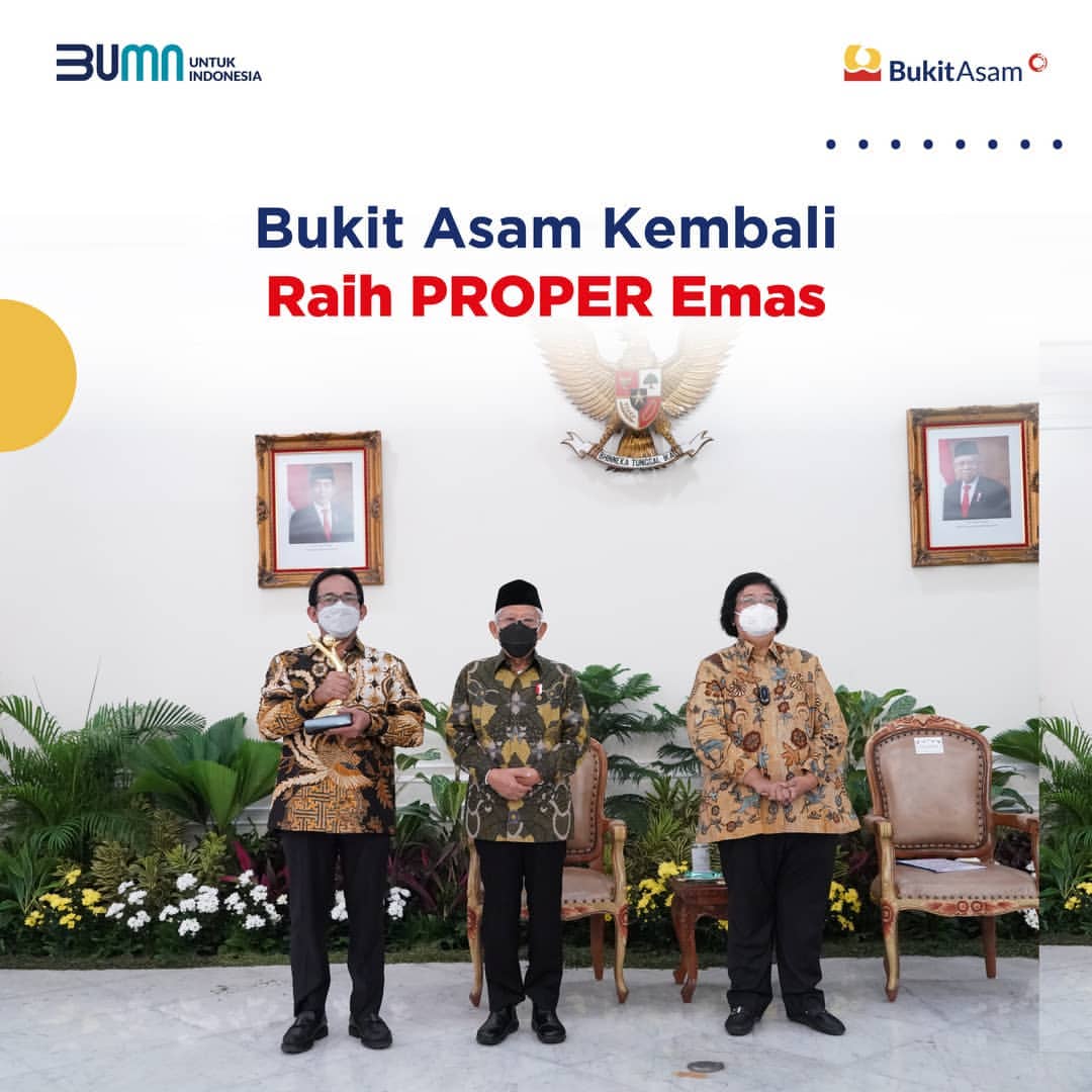 PT Bukit Asam Tbk - Pelabuhan Tarahan Raih PROPER Emas