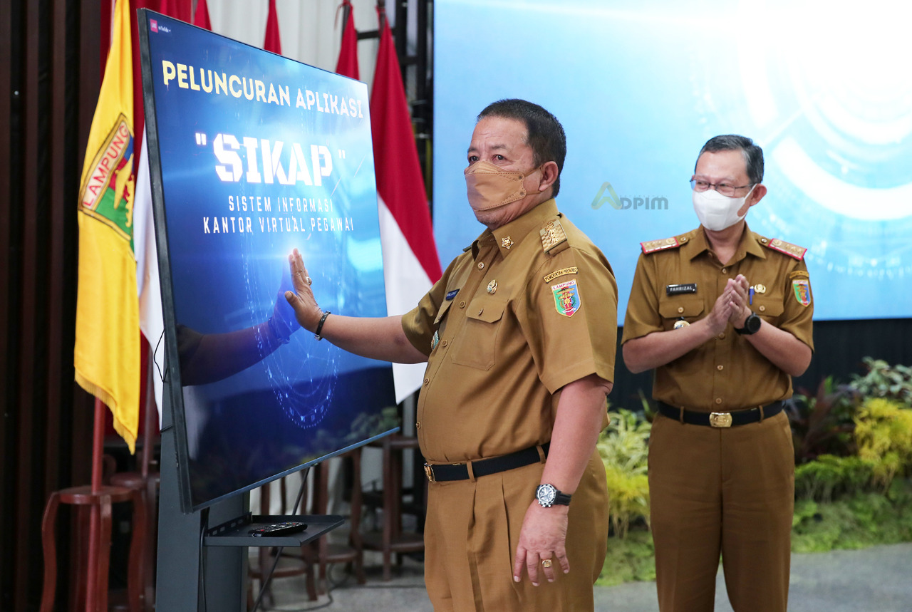 Launching Aplikasi Absensi \'SIKAP\', Gubernur Lampung : Birokrasi Baik, Kunci Pemerintahan Baik !