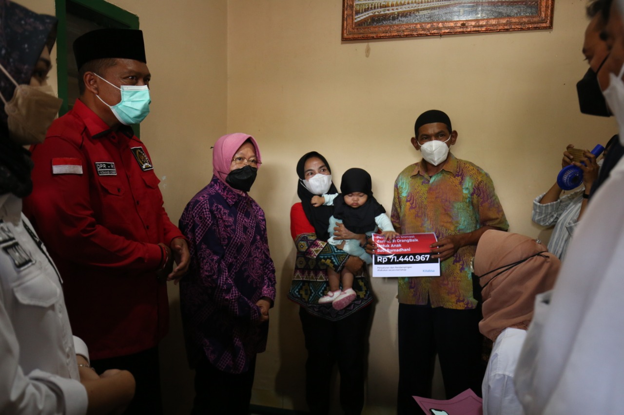 Kunjungi Lampung, Ini yang Dilakukan Mensos Risma