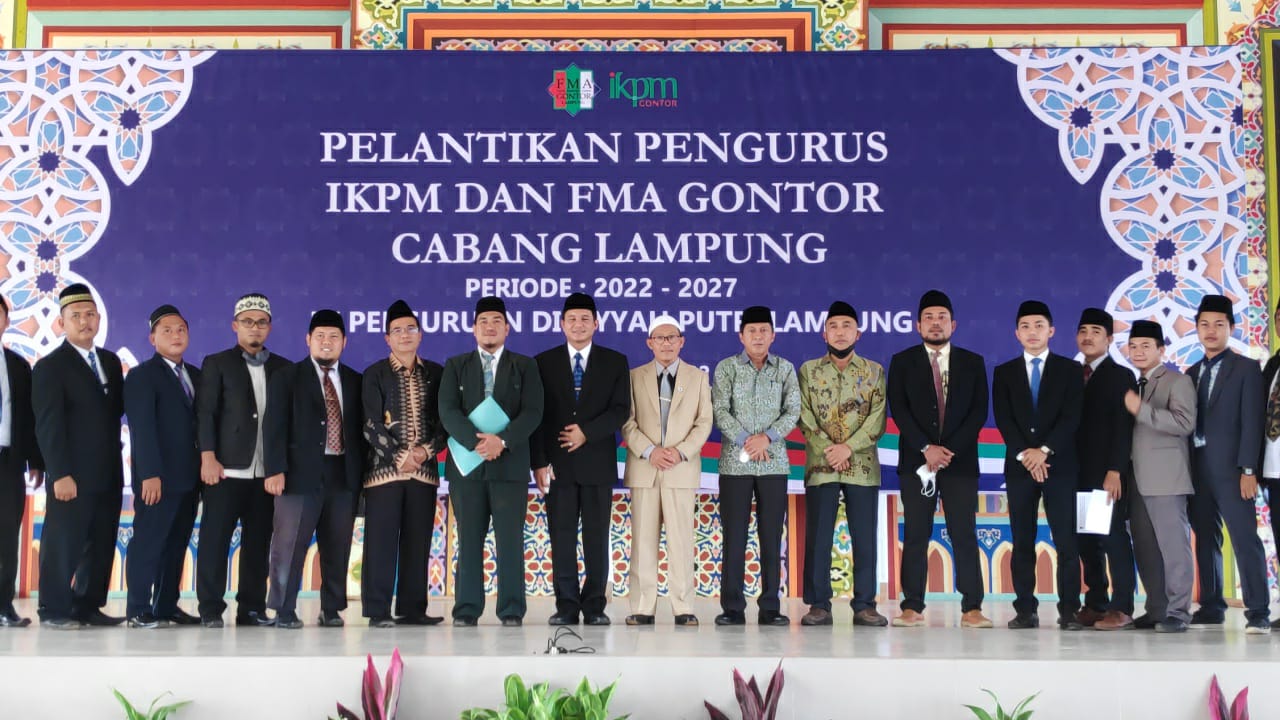 Pengurus IKPM dan FMA Gontor Cabang Lampung Dilantik