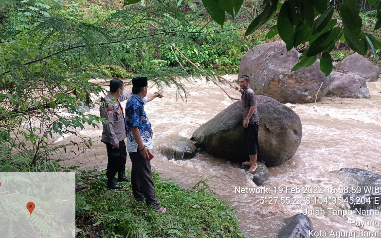 Petani Asal Pringsewu Tewas Terseret Arus Sungai