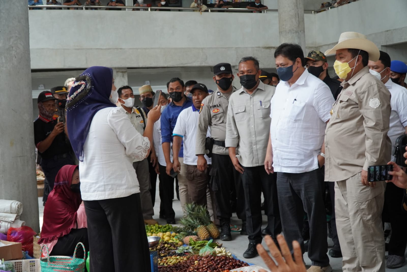 Pasar Pulung Kencana Diresmikan Menko Airlangga, Bupati Tubaba : Bentuk Revitalisasi Pasar Modern